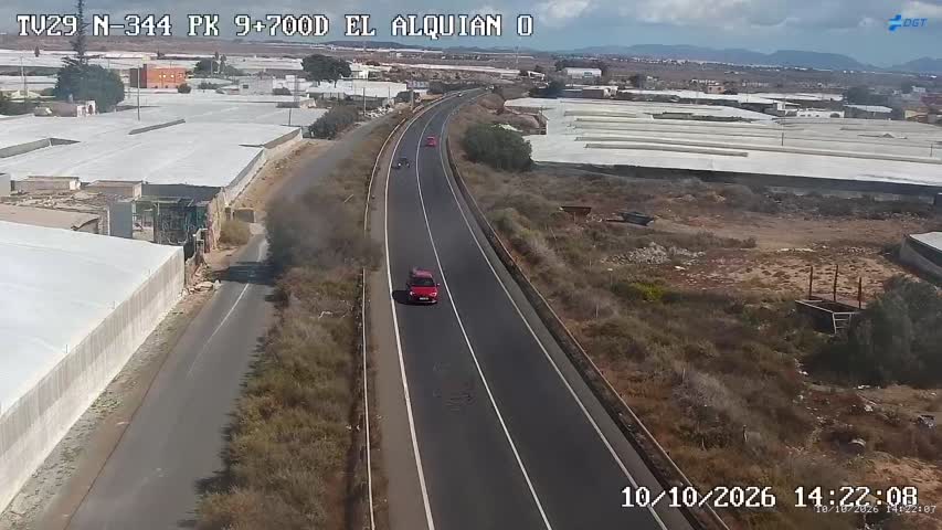 Cámara de tráfico en la N-344, km 9.7