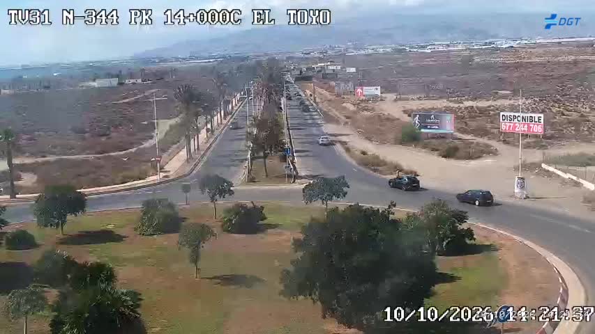 Cámara de tráfico en la N-344, km 14.0