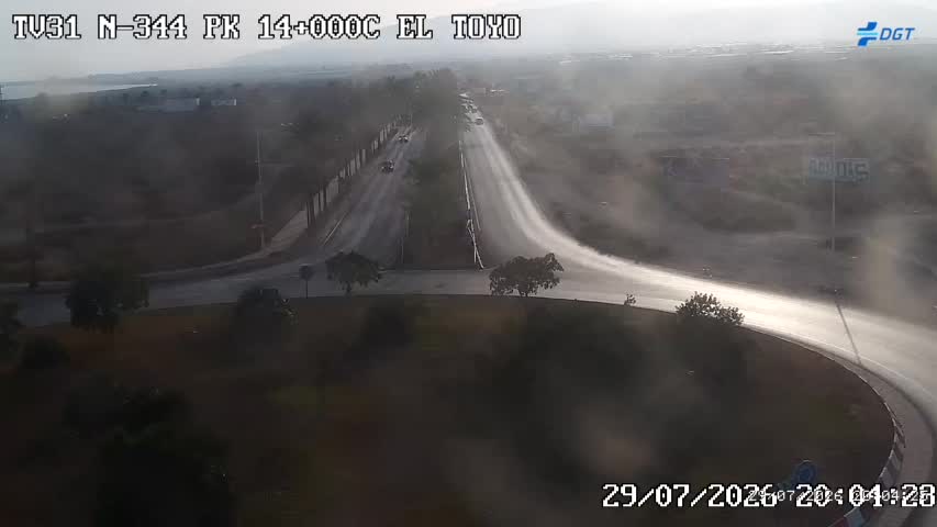 Cámara Almería Acceso N-344 Km 14,0