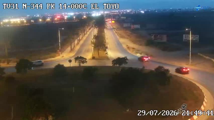 Cámara Almería Acceso N-344 Km 14,0