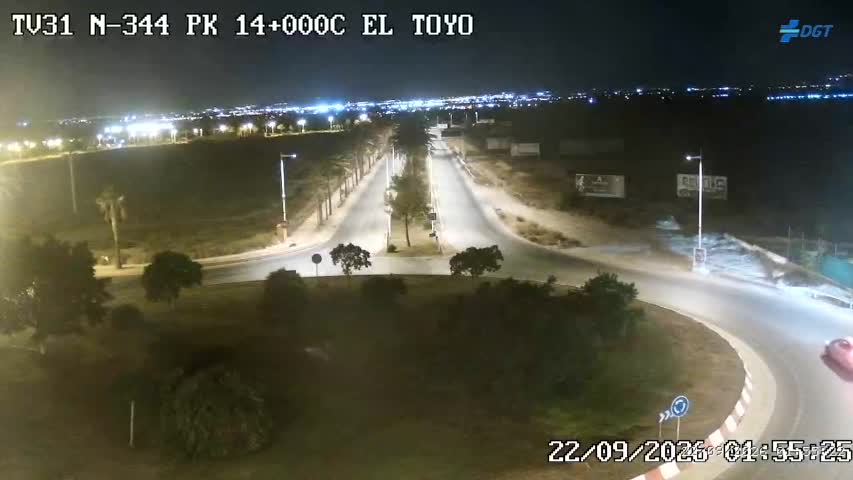 Cámara Almería Acceso N-344 Km 14,0