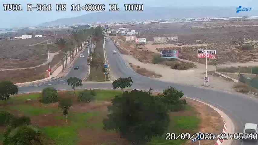 Cámara Almería Acceso N-344 Km 14,0