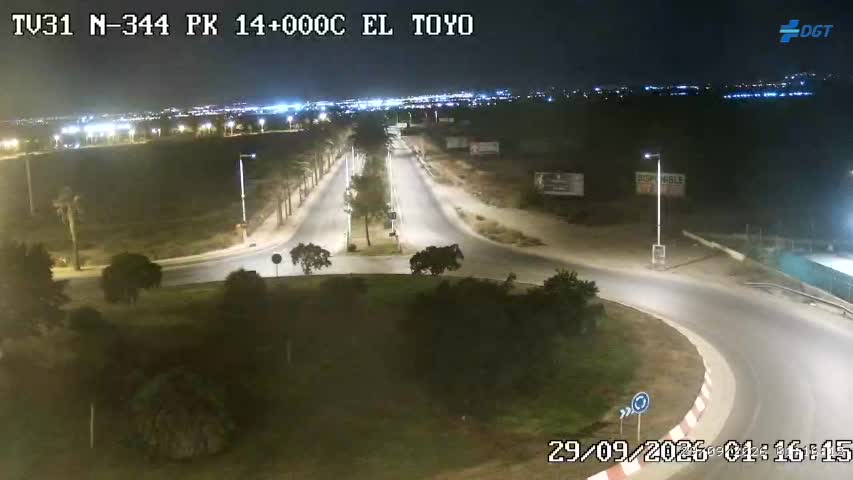 Cámara Almería Acceso N-344 Km 14,0