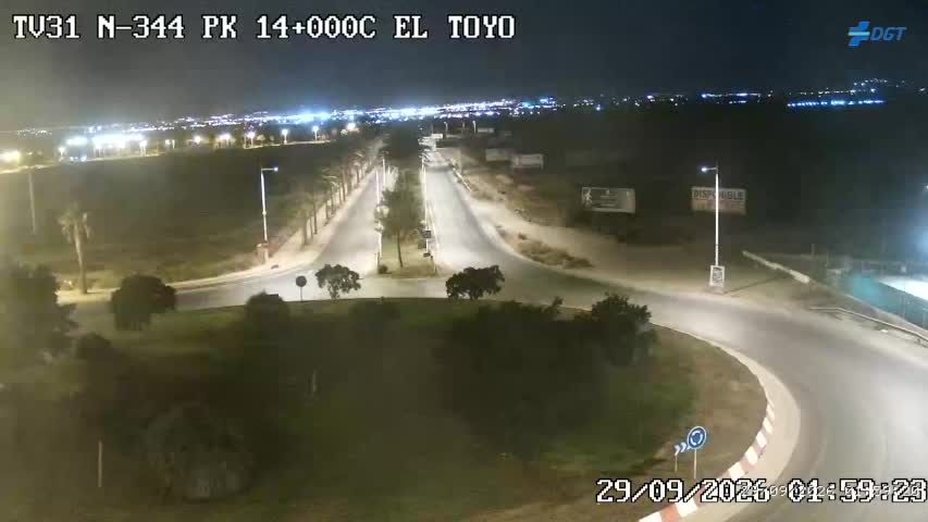 Cámara Almería Acceso N-344 Km 14,0