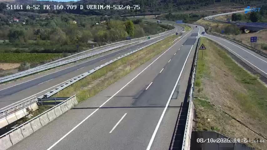 Cámara de tráfico en la A-52, km 160.709