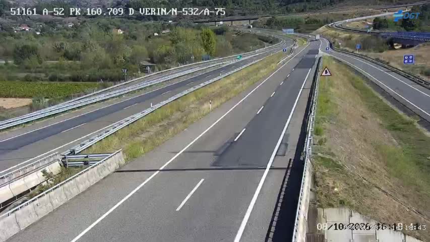 Cámara de tráfico en la A-52, km 160.709