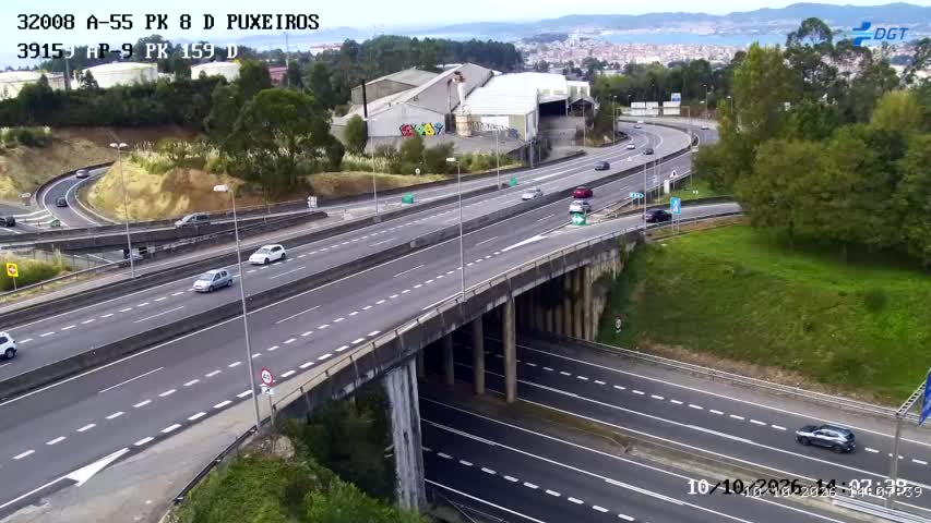 Cámara de tráfico en la A-55, km 8.0