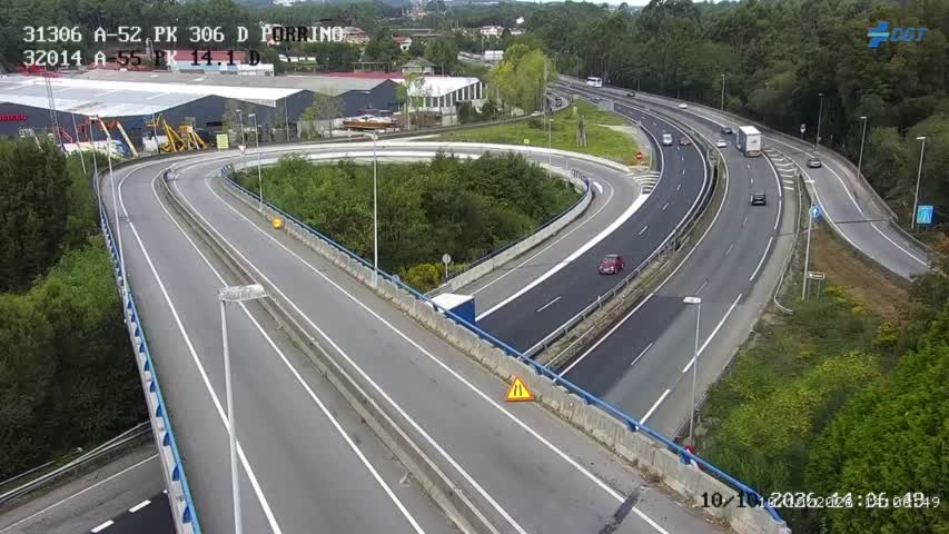 Cámara de tráfico en la A-55, km 14.1