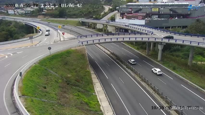 Cámara de tráfico en la A-55, km 30.1