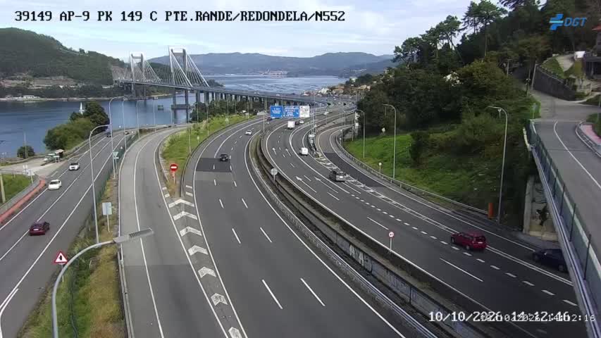 Cámara de tráfico en la AP-9, km 149.0
