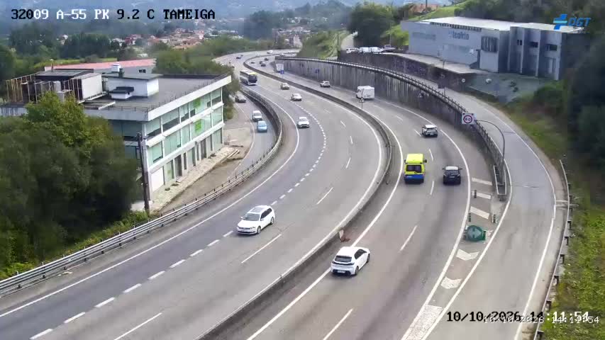 Cámara de tráfico en la A-55, km 9.2