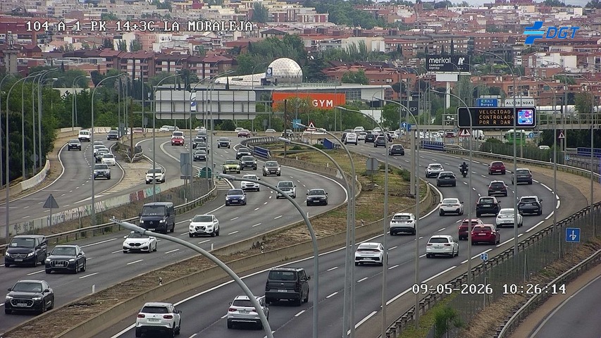 Cámara DGT A-1 PK 14.3 — A-1 km 14.3 → BURGOS