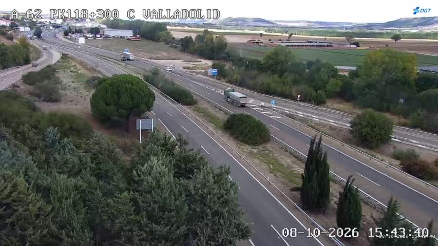 Cámara de tráfico en la A-62, km 118.3