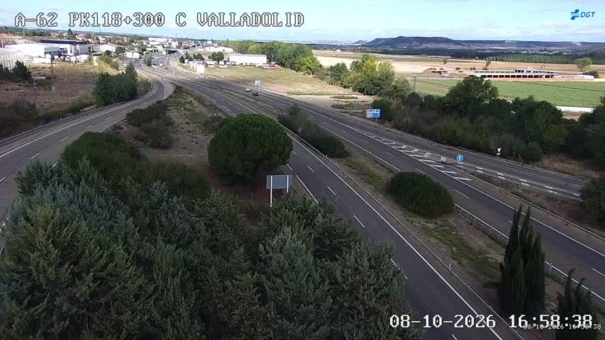 Cámara de tráfico en la A-62, km 118.3