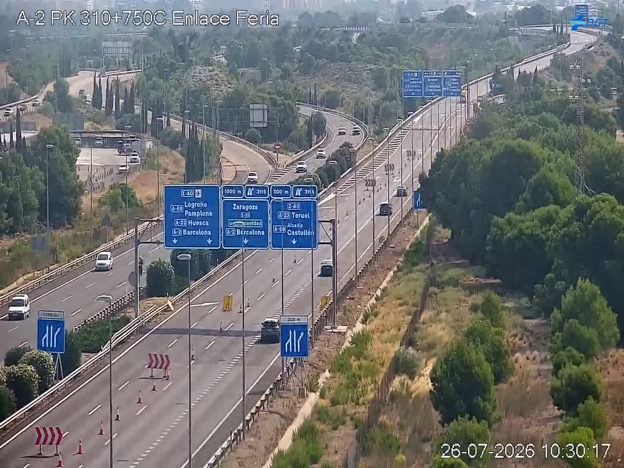 Cámara Zaragoza Km 310,7