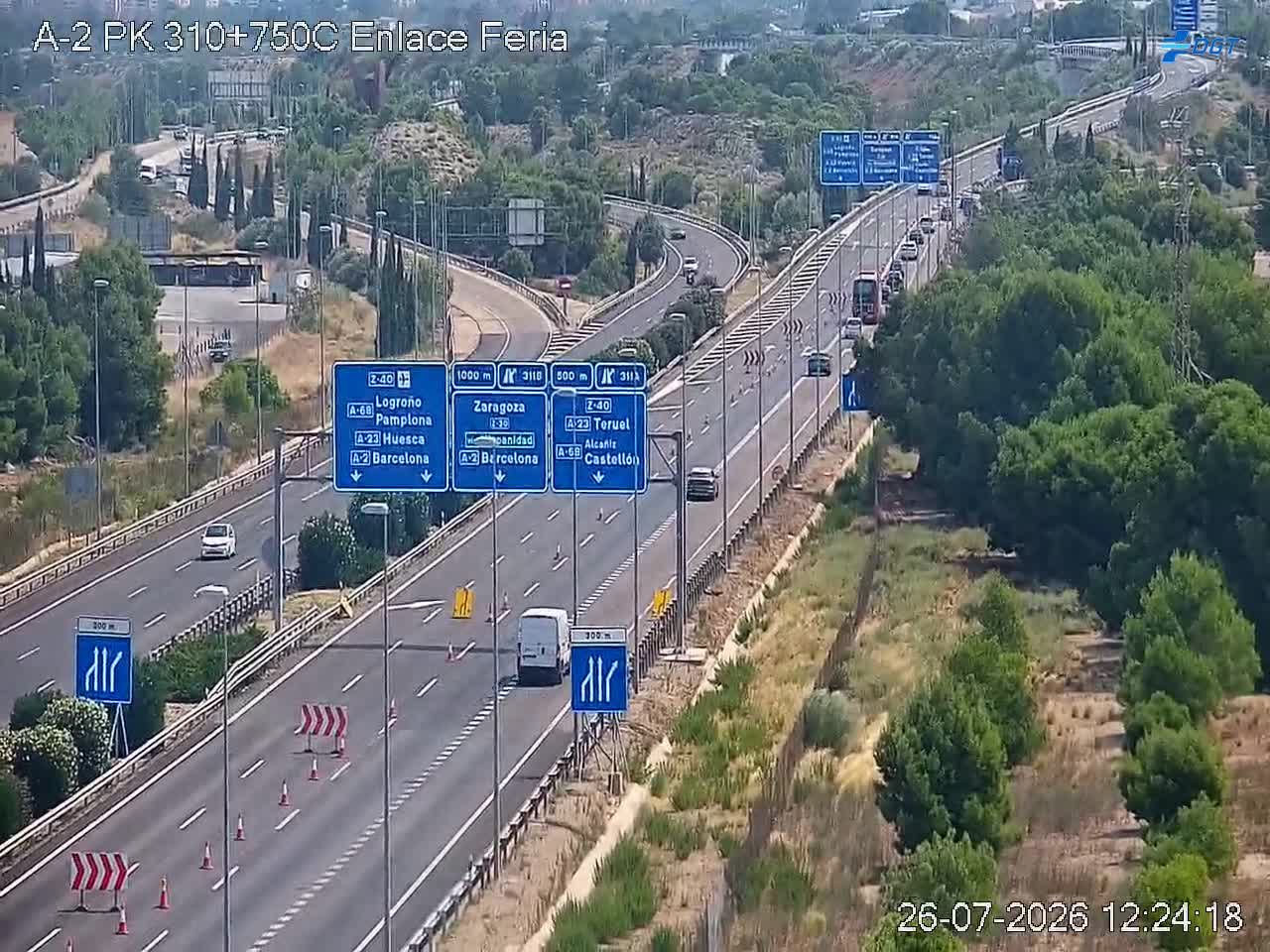 Cámara Zaragoza Km 310,7