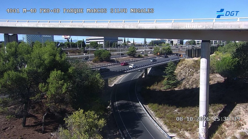 Cámara de tráfico en la M-40, km 0.0