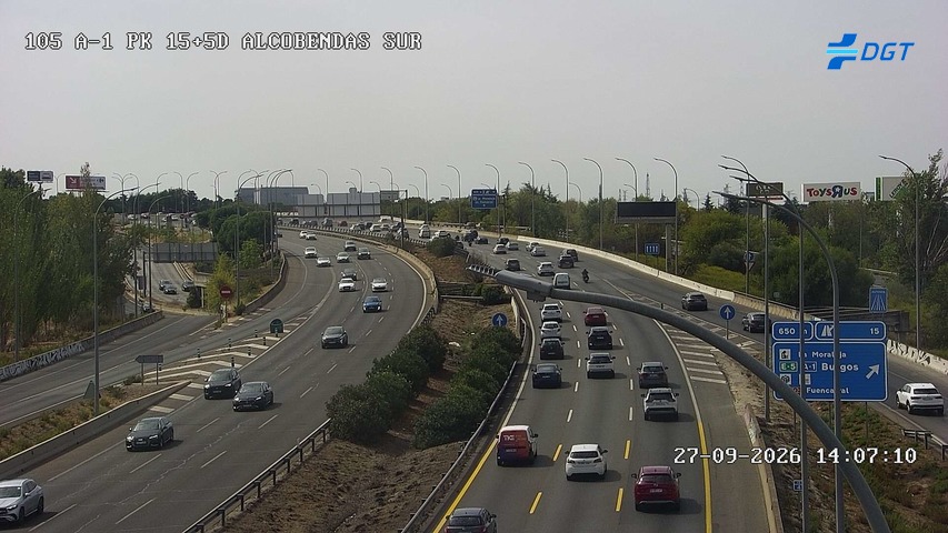 Cámara Alcobendas Norte (Km 15.5)