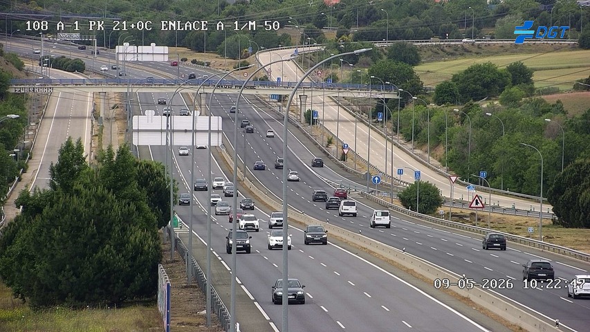 Cámara DGT A-1 PK 21 — A-1 km 21 → BURGOS