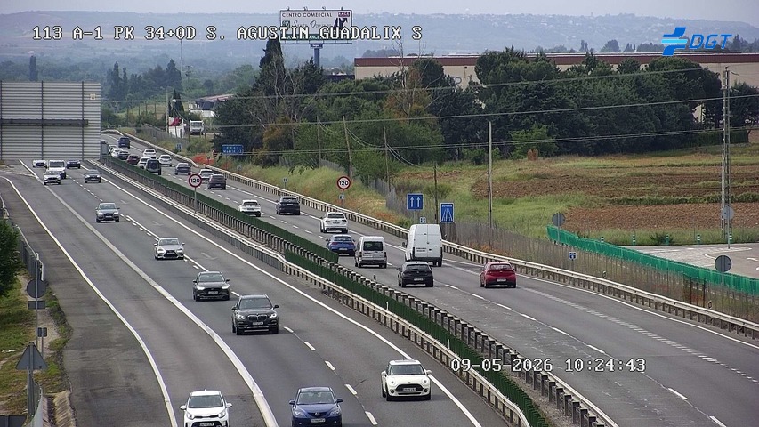 Cámara DGT A-1 PK 34 — A-1 km 34 → MADRID
