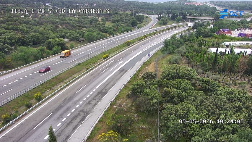 Cámara DGT A-1 PK 57.9 — A-1 km 57.9 → MADRID