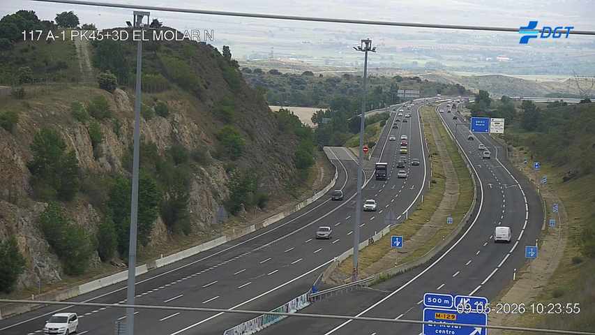 Cámara DGT A-1 PK 45.3 — A-1 km 45.3 → MADRID