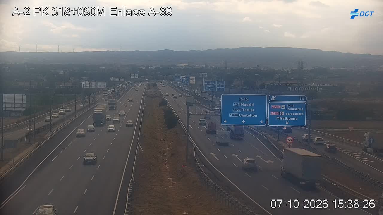 Cámara Zaragoza Enlaces (Km 318.0)