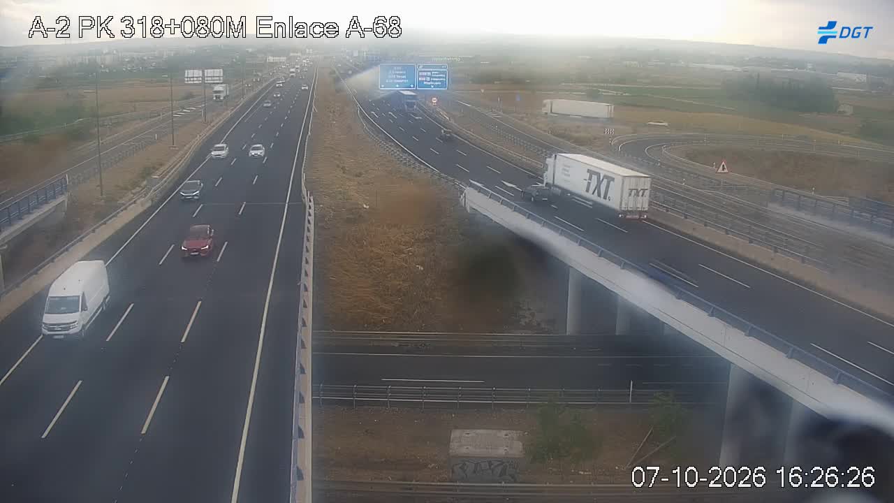 Cámara Zaragoza Enlaces (Km 318.0)