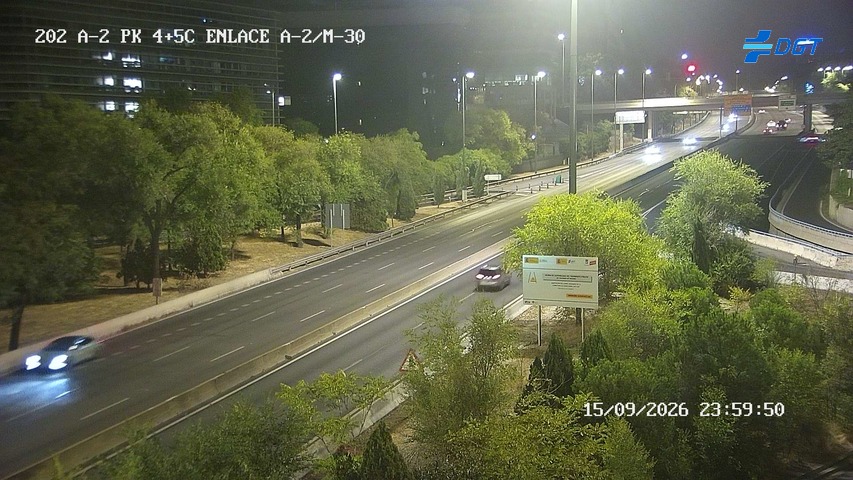 Enlace M30_A2. Carretera: A-6 - Kilómetro: 4,5 - En ambos sentidos