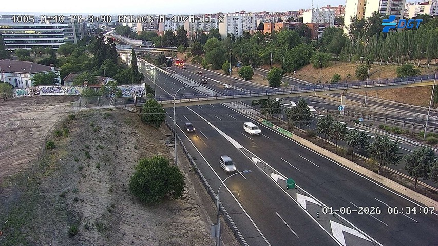 Madrid — M-40 km 4