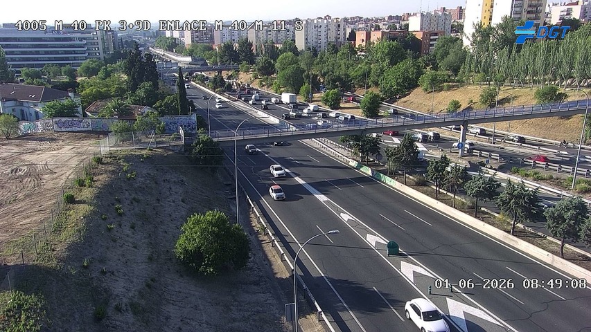 Madrid — M-40 km 4