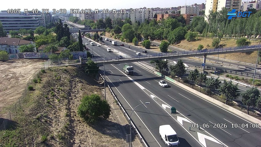 Madrid — M-40 km 4