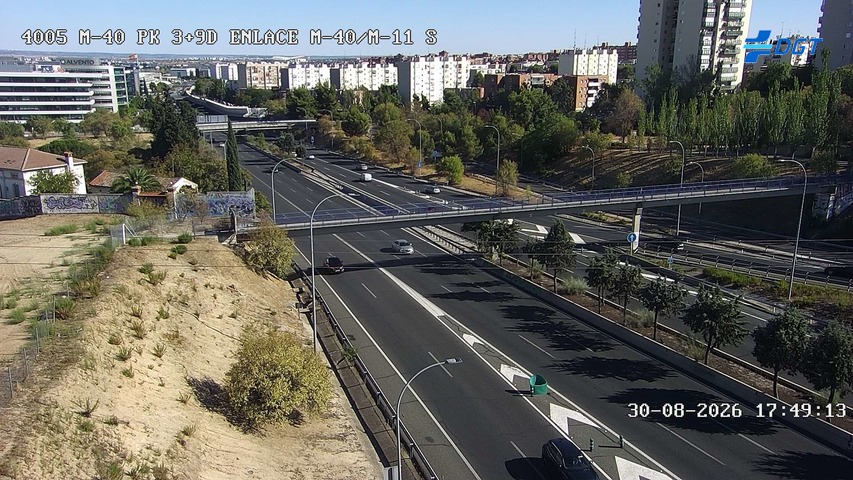 Madrid — M-40 km 4