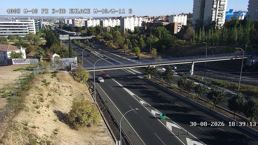 Madrid — M-40 km 4