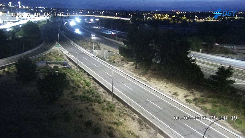Madrid — M-40 km 4