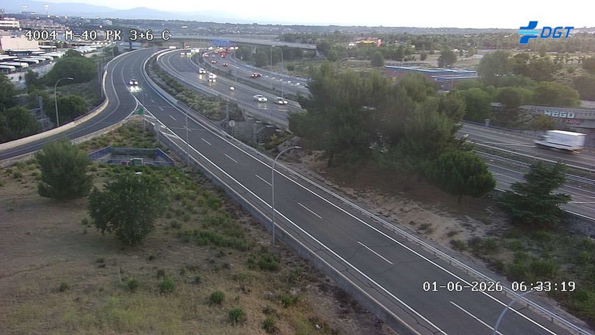 Madrid — M-40 km 4