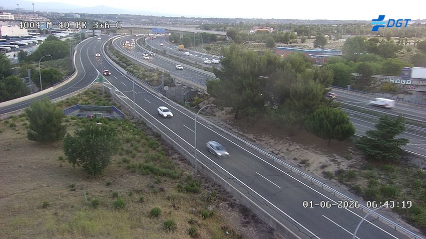 Madrid — M-40 km 4