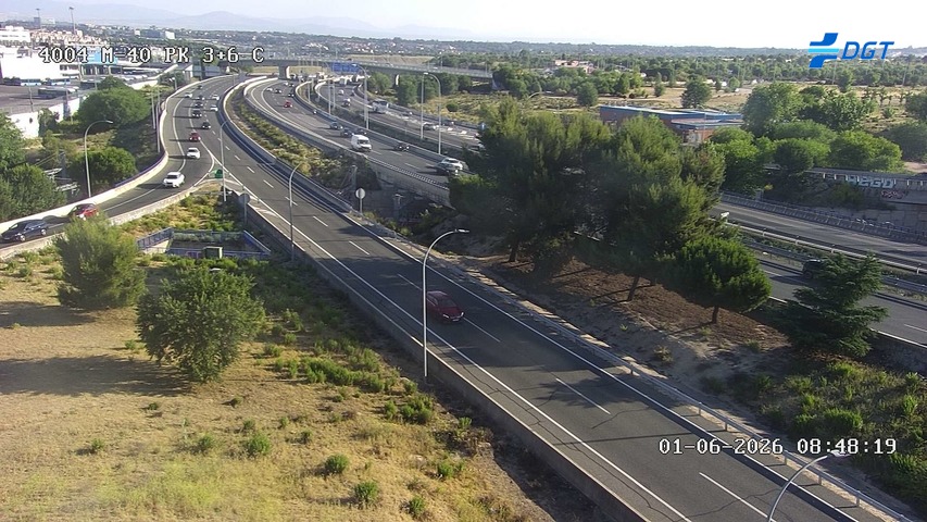 Madrid — M-40 km 4