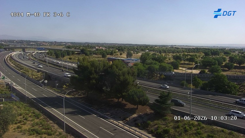 Madrid — M-40 km 4