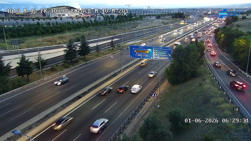 Madrid — M-40 km 11