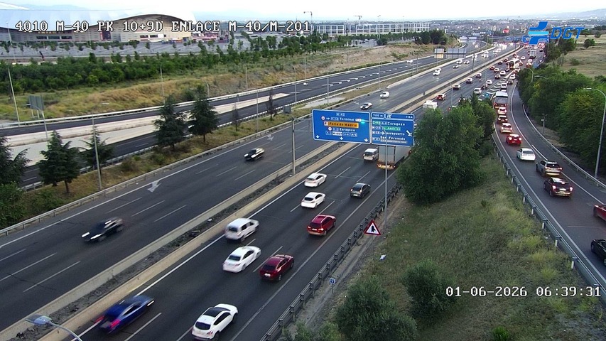 Madrid — M-40 km 11