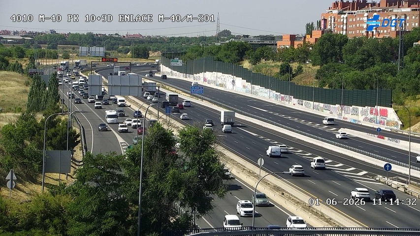 Madrid — M-40 km 11
