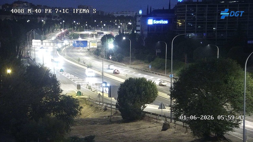 Madrid — M-40 km 7