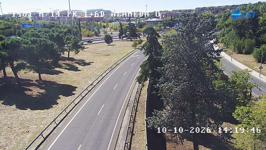 Cámara de tráfico en la M-14, km 1.6