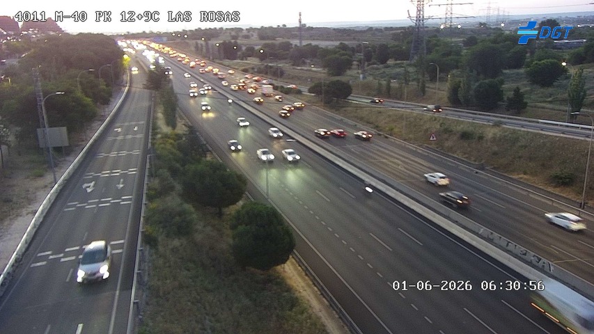 Madrid — M-40 km 13