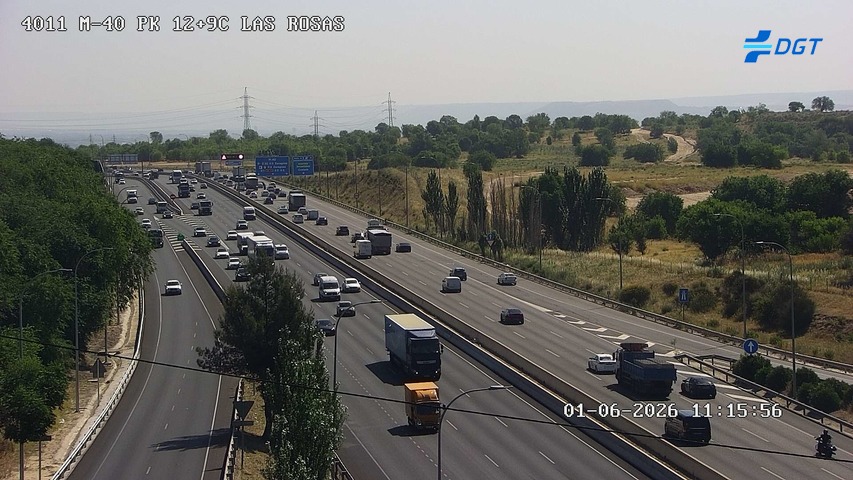 Madrid — M-40 km 13