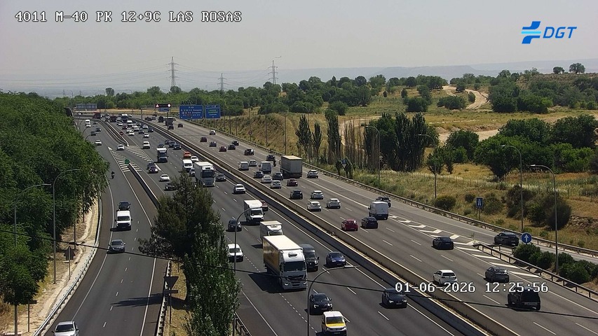 Madrid — M-40 km 13