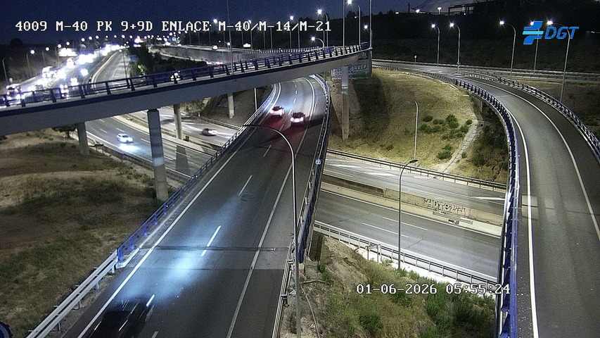 Madrid — M-40 km 10