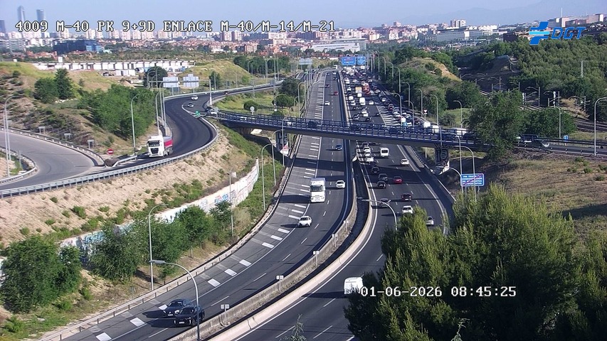 Madrid — M-40 km 10