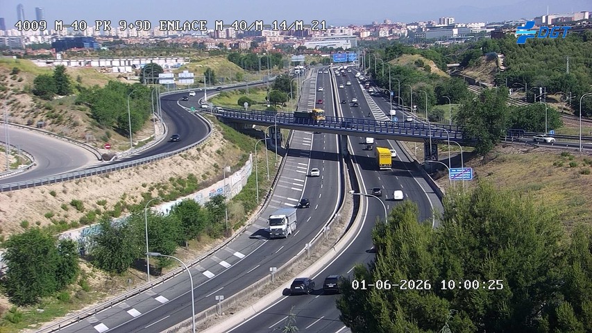 Madrid — M-40 km 10